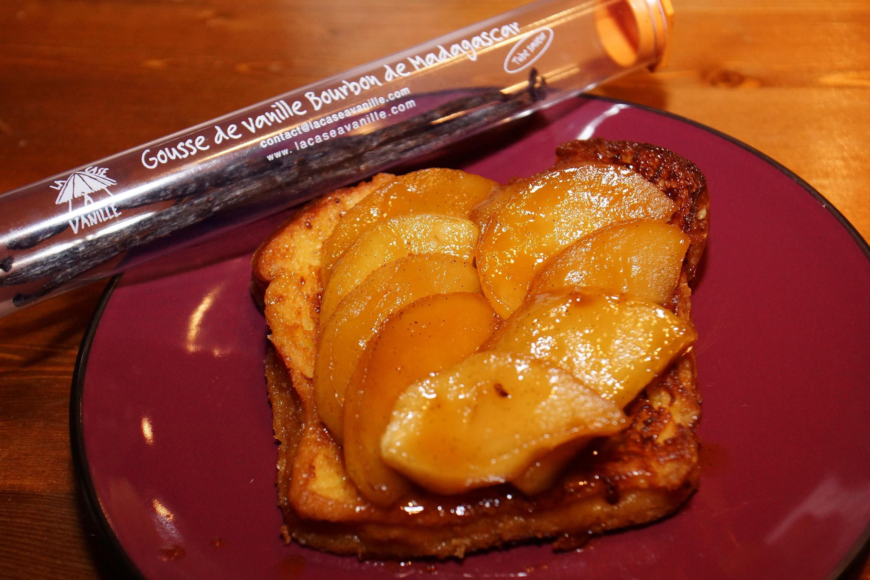 Brioche Perdue Aux Pommes Caramel Et Vanille